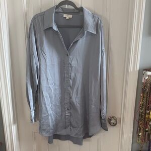 Entro Light Blue Blouse